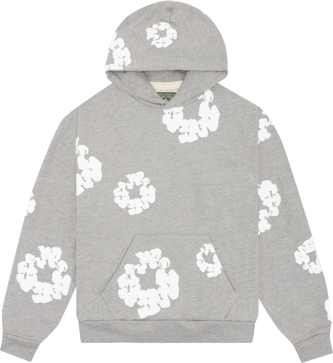 存在感絶大【DENIM TEARS】Mono Cotton Wreath Hoodie Denim Tears Cotton Wreath Hoodie Black Monochrome Men's