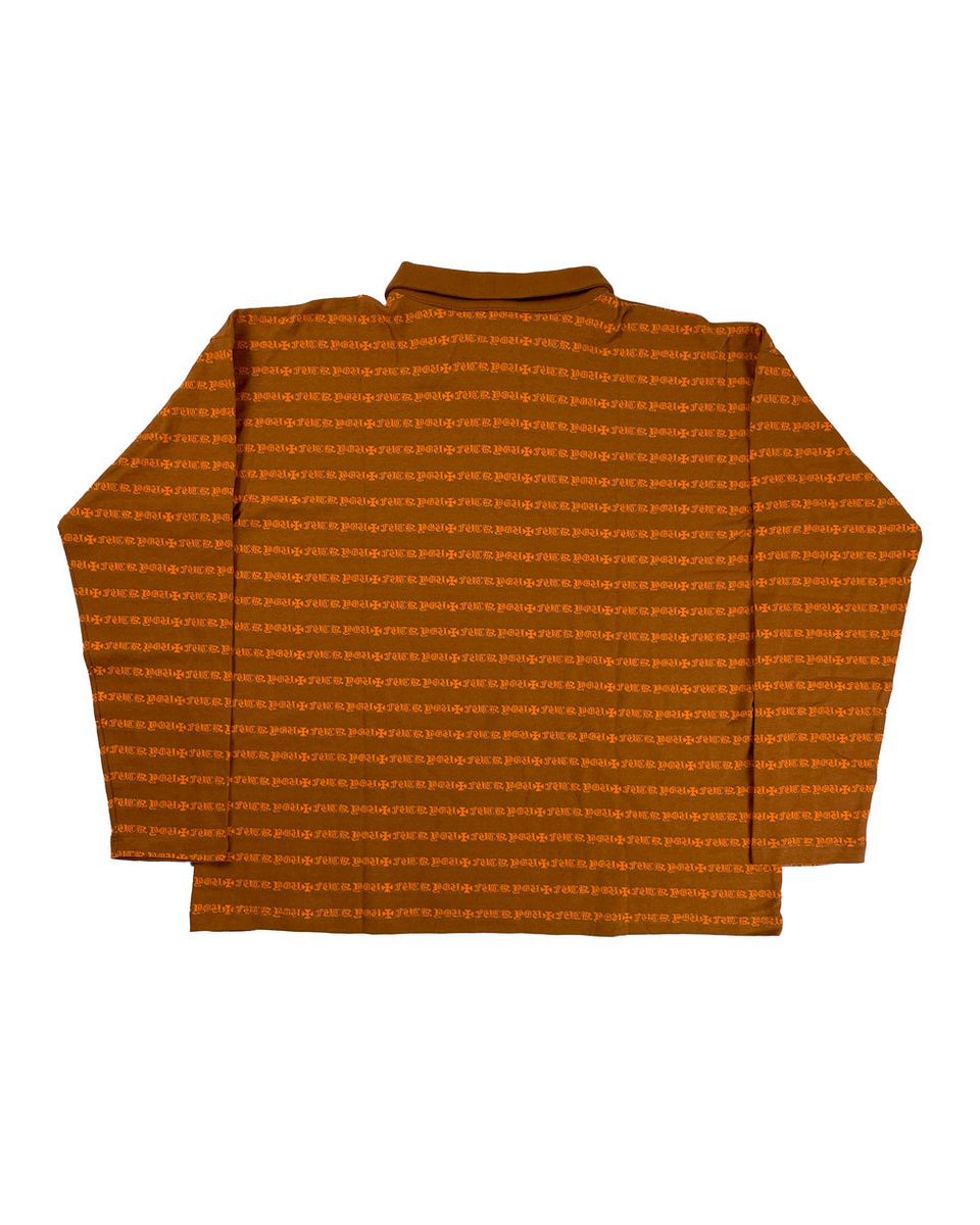 クロムハーツ★Teens From Mars Striped Chomper Tシャツ Orange Matty Boy Teens From Mars F*ck You Striped Tee 