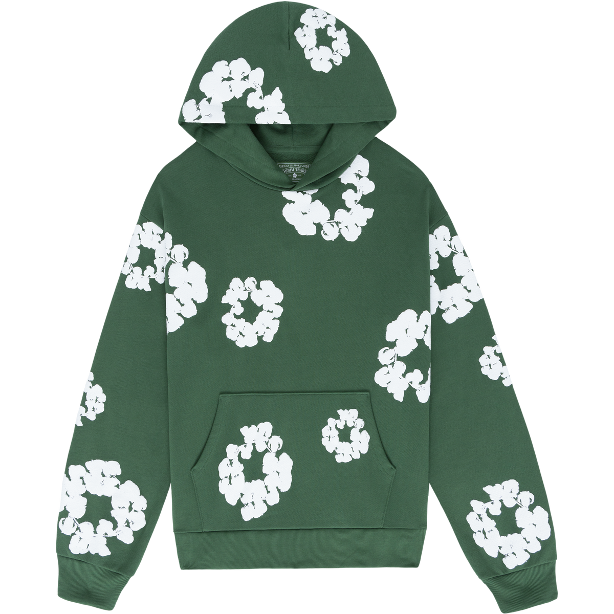 存在感絶大【DENIM TEARS】Jumbo Wreath Hoodie Denim Tears: Men's Jumbo Wreath Hoodie (Black) | DSML E-SHOP