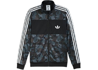 BAPE X Adidas "ABC Camo" Track Jacket Black