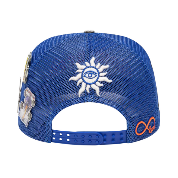 Godspeed "Forever" Trucker Hat Blue/Red