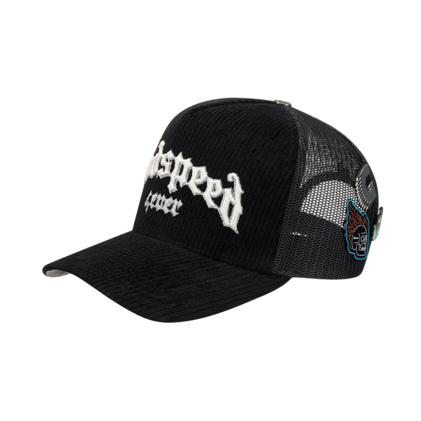 Godspeed "Forever" Trucker Hat Black Corduroy