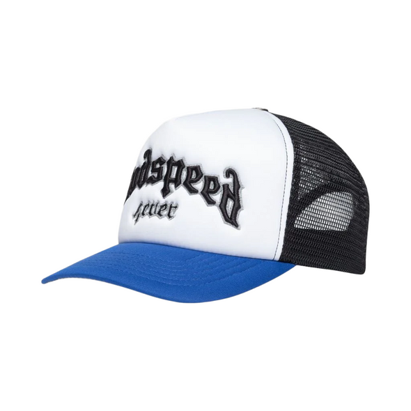 Godspeed "Forever" Trucker Hat Black/Royal