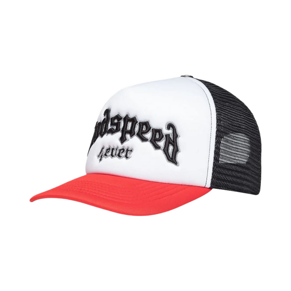 Godspeed "Forever" Trucker Hat Black/Red