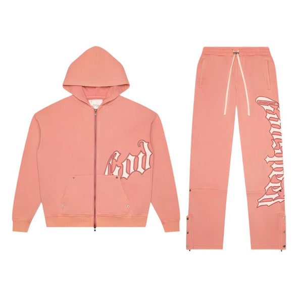 Godspeed "OG Logo" Sweatsuit Set Salmon