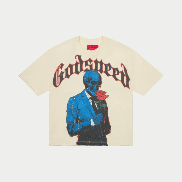 Godspeed "Smell the Roses" Tee White