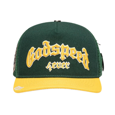 Godspeed "Forever" Trucker Hat Green/Yellow