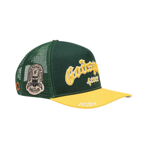 Godspeed "Forever" Trucker Hat Green/Yellow