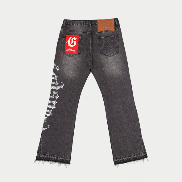 Godspeed "OG Logo" Flared Denim Grey Wash