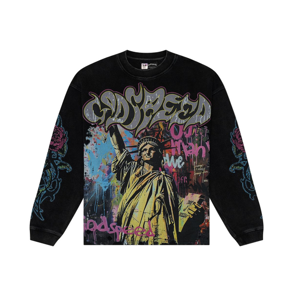 Godspeed "Vandal" L/S Thermal Black Wash
