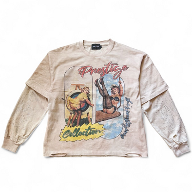 Prestige "She's Prestigious" L/S Tee Cream
