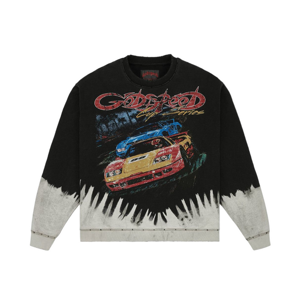 Godspeed "F.T.W" L/S Tee Black Bleach Wash