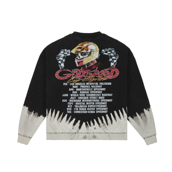 Godspeed "F.T.W" L/S Tee Black Bleach Wash