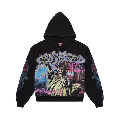 Godspeed "Vandal" Hoodie Black Wash