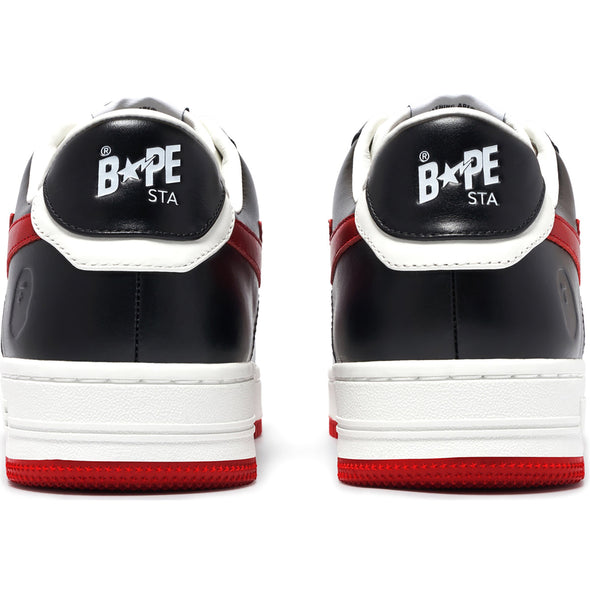 A Bathing Ape Bape Sta "#3 M2 Black White Red"