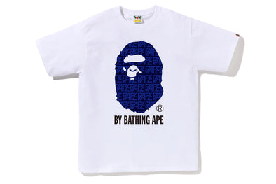 BAPE "Blue Monogram" By Bathing Ape Tee White