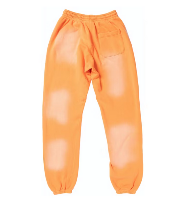 Hellstar Studios "Fire" Elastic Bottom Sweatpants Orange