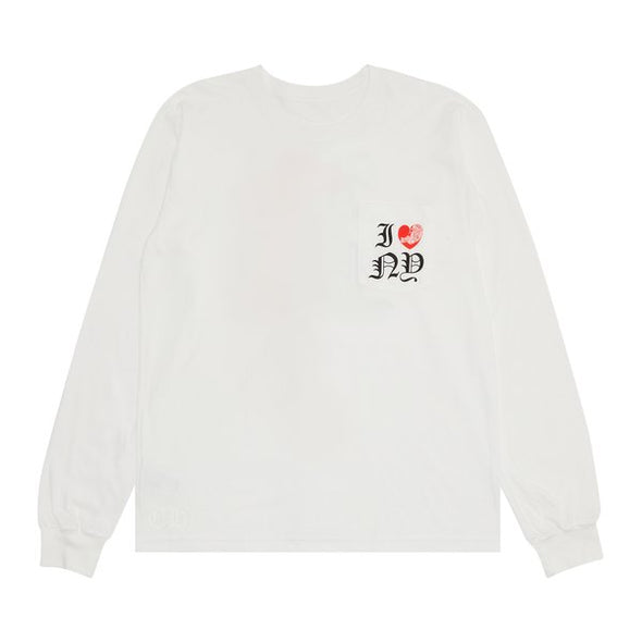 Chrome Hearts "I Heart NY" L/S Tee White