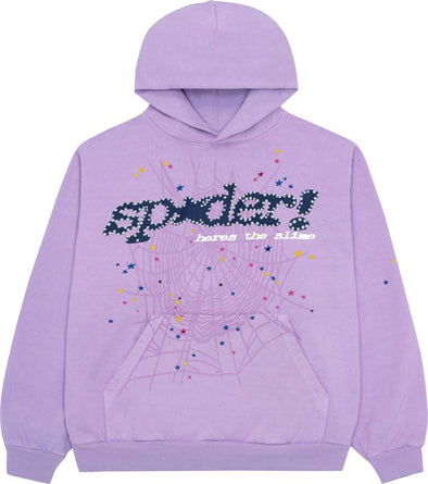 Sp5der "TC" Hoodie Purple