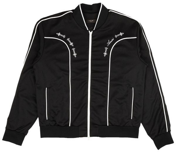 Amiri "Western" Track Jacket Black