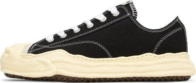 Maison Mihara Yasuhiro "Hank Vintage Sole Canvas Low" Black