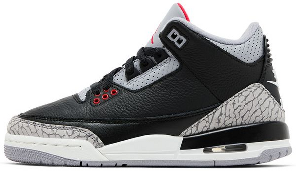 Jordan 3 Retro OG "Black Cement" Grade School (2024)