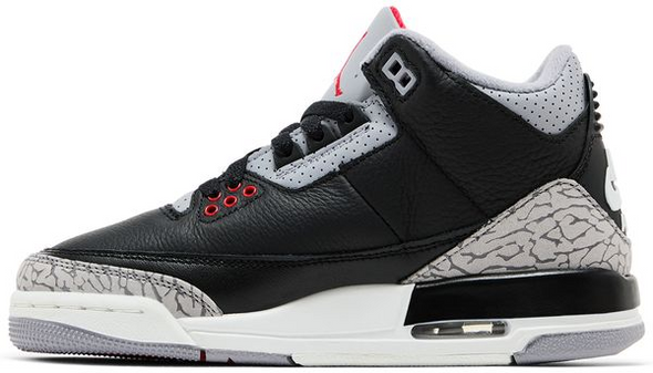 Jordan 3 Retro OG "Black Cement" Grade School (2024)