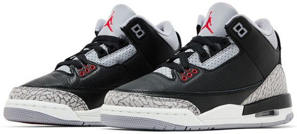 Jordan 3 Retro OG "Black Cement" Grade School (2024)