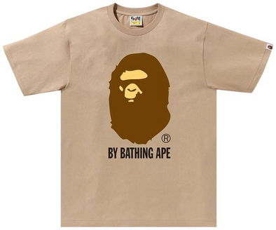 BAPE "By Bathing Ape" Tee Beige
