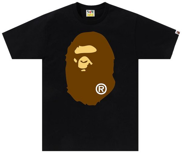 BAPE "Big Ape Head" Tee Black