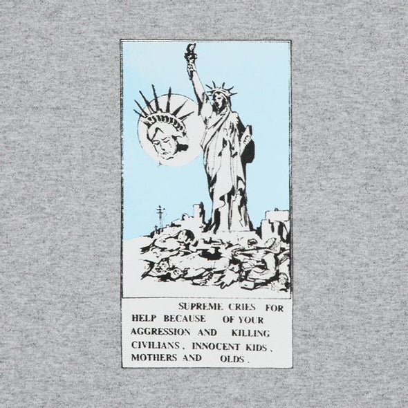 Supreme "Liberty" Tee Heather Grey