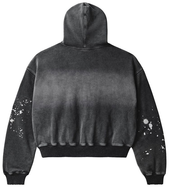 Vale Forever "Black Paint" Zip Up Black