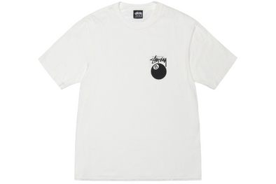Stussy "8 Ball" Tee White