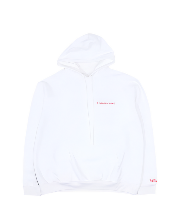 Chrome Hearts "Laurie Lynn Stark Signature Stamp" Hoodie White