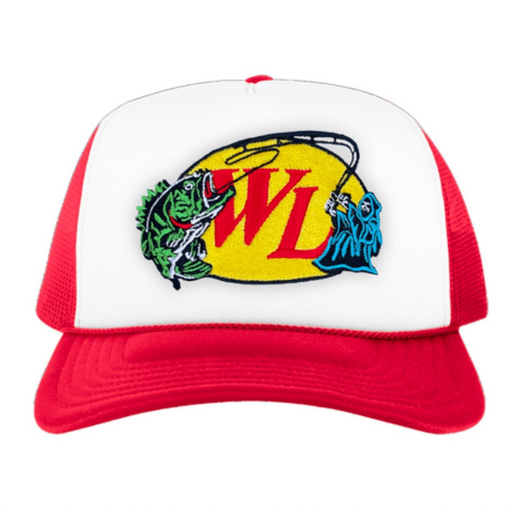 Warren Lotas "Reelin' Reaper" Trucker Hat Red