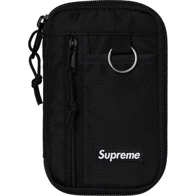 Supreme Small Zip Wallet/Pouch (Black)