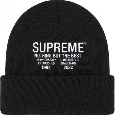 Supreme "Nothing But" Beanie Black