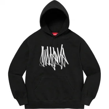 Supreme "Tag" Hoodie Black