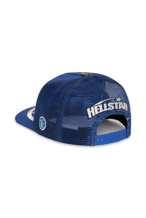 Hellstar "Big Logo" Trucker Snapback Hat Blue