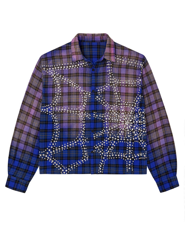 Vale Forever "Blue Inferno" Flannel Blue