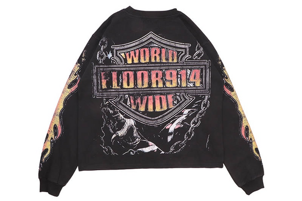 Floor 914 "Sky Striker" Tee L/S Black