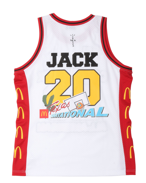 Travis Scott x McDonald's "Cactus Jack All American Jersey" White