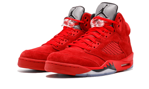 Jordan 5 Retro "Red Suede" (Worn)