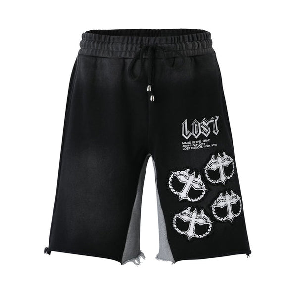 Lost Intricacy "MITT" Shorts Black/White