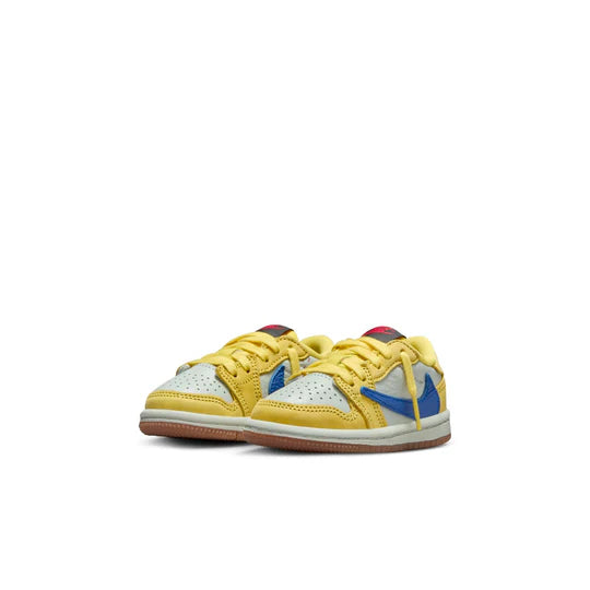 Jordan 1 Retro Low "Travis Scott - Canary" Toddler