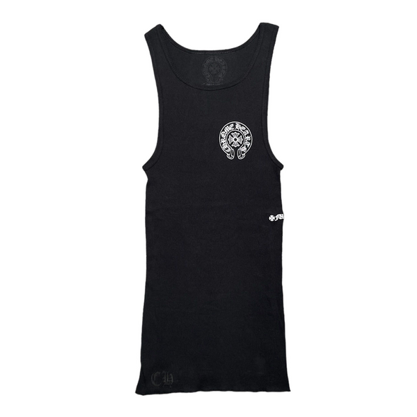 Chrome Hearts "Horseshoe Logo" Tank Top Black