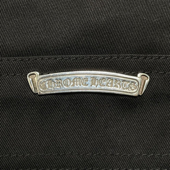 Chrome Hearts "Double Knee" Carpenter Shorts Black