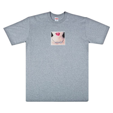 Supreme "Necklace" Tee Heather Grey (Worn)
