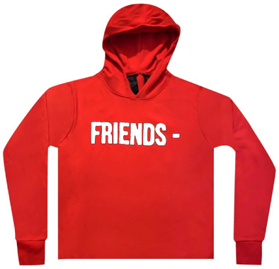 Vlone "Friends" Hoodie Red/White