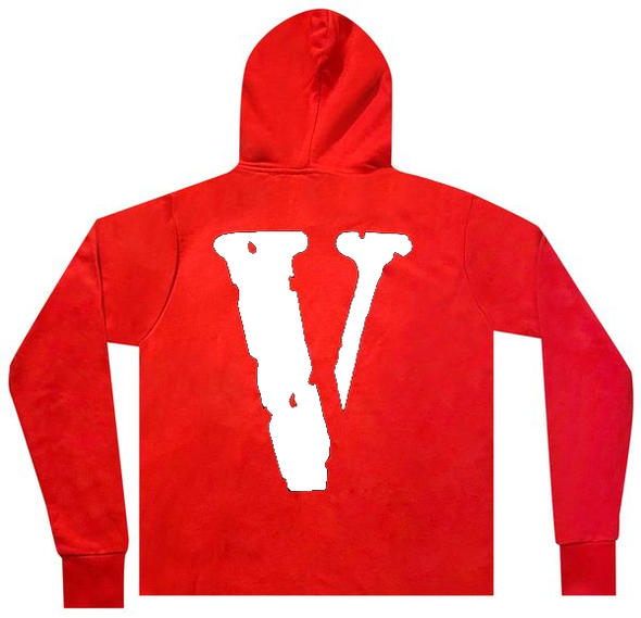 Vlone "Friends" Hoodie Red/White